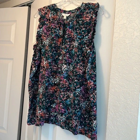 TIME and TRU XXL VIBRANT COLORED SLEEVELESS TOP - Picture 9 of 9